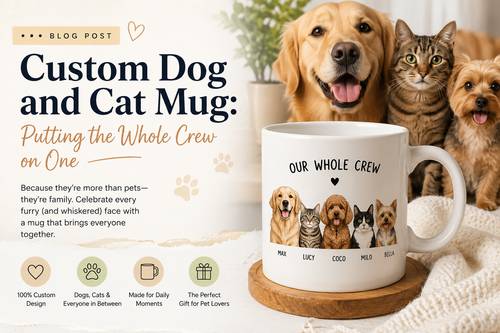 Custom Dog and Cat Mug: Putting the Whole Crew on One