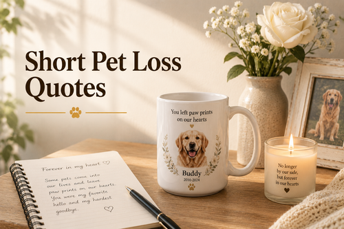 Short Pet Loss Quotes for a Keepsake