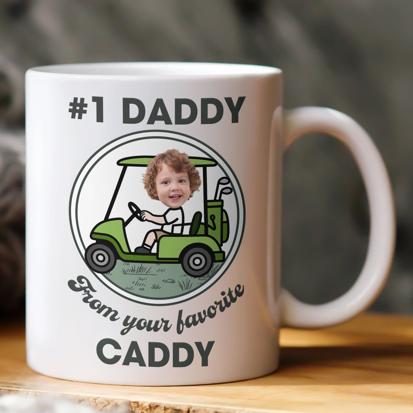 Personalized Golf Coffee Mug - Gift From Your Favorite Caddies For #1 Golf Dad