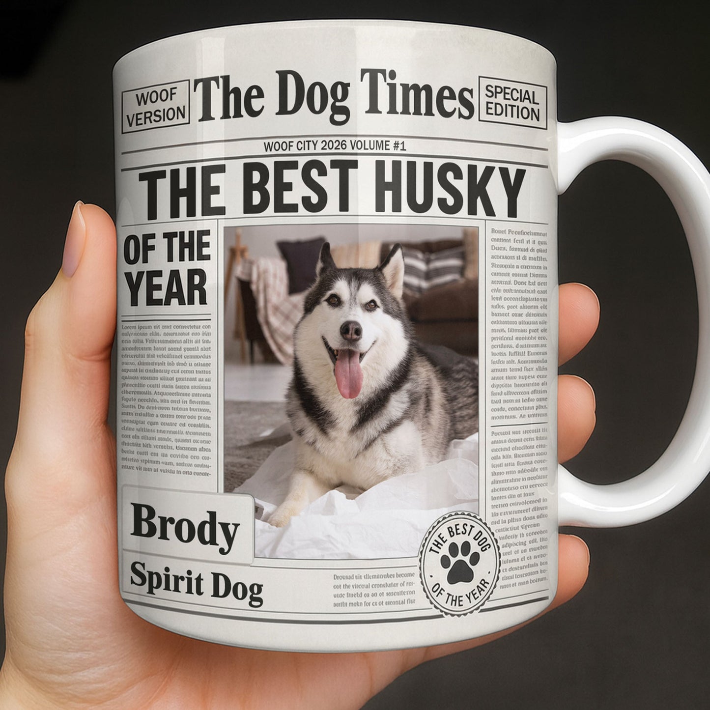 Custom Cat Photo Mug - Personalized with Your Cat's Photo