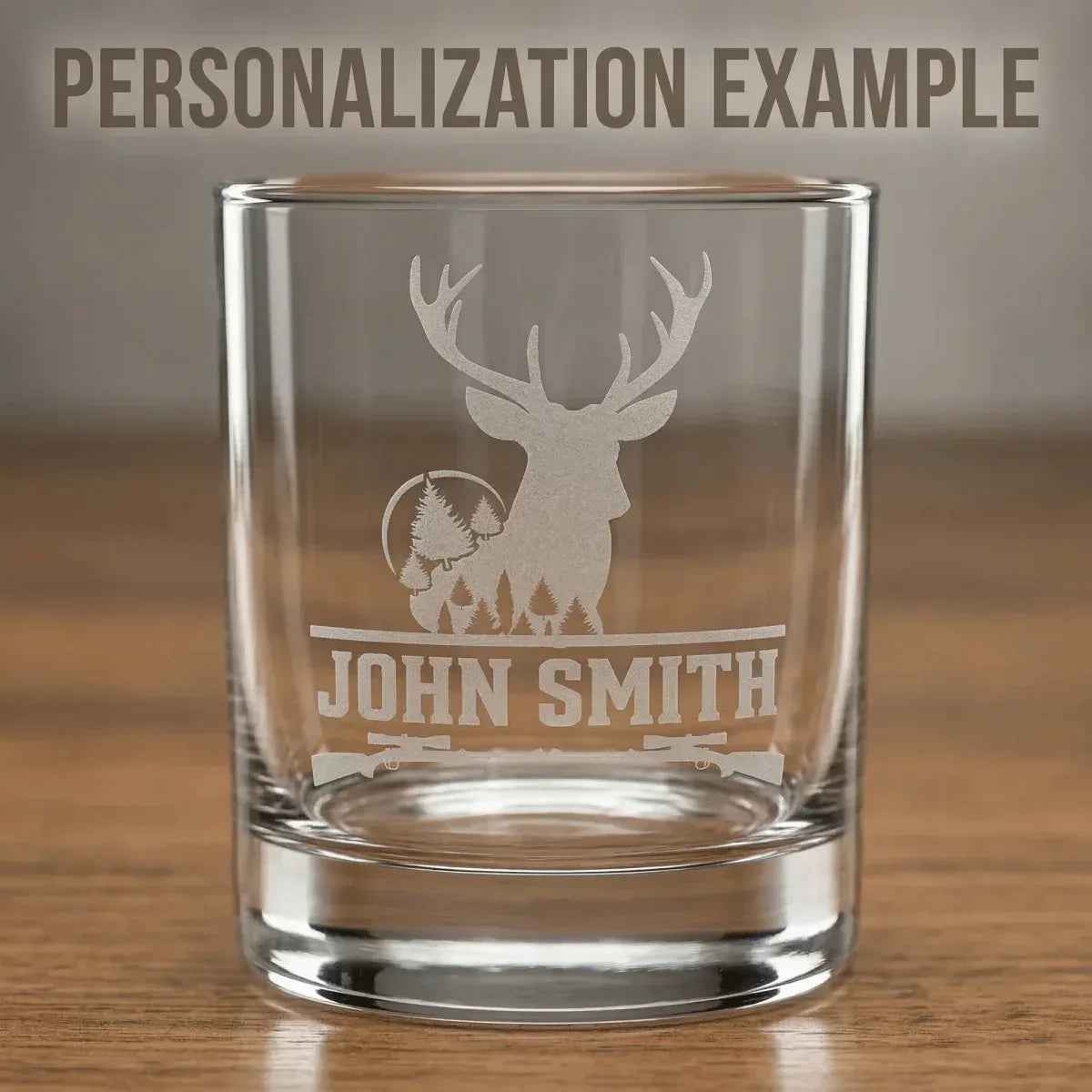 Personalized Engraved Whiskey Glass - Custom Text, Name, or Logo - Sipengrave