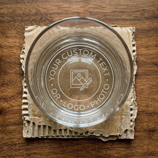 Whiskey Glasses Engraved on Bottom | Engraved Gift for Men | SipEngrave - Sipengrave