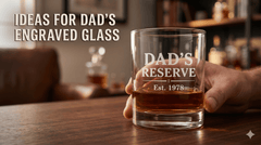 What to Engrave on a Whiskey Glass for Dad — 30+ Ideas by Occasion - Sipengrave