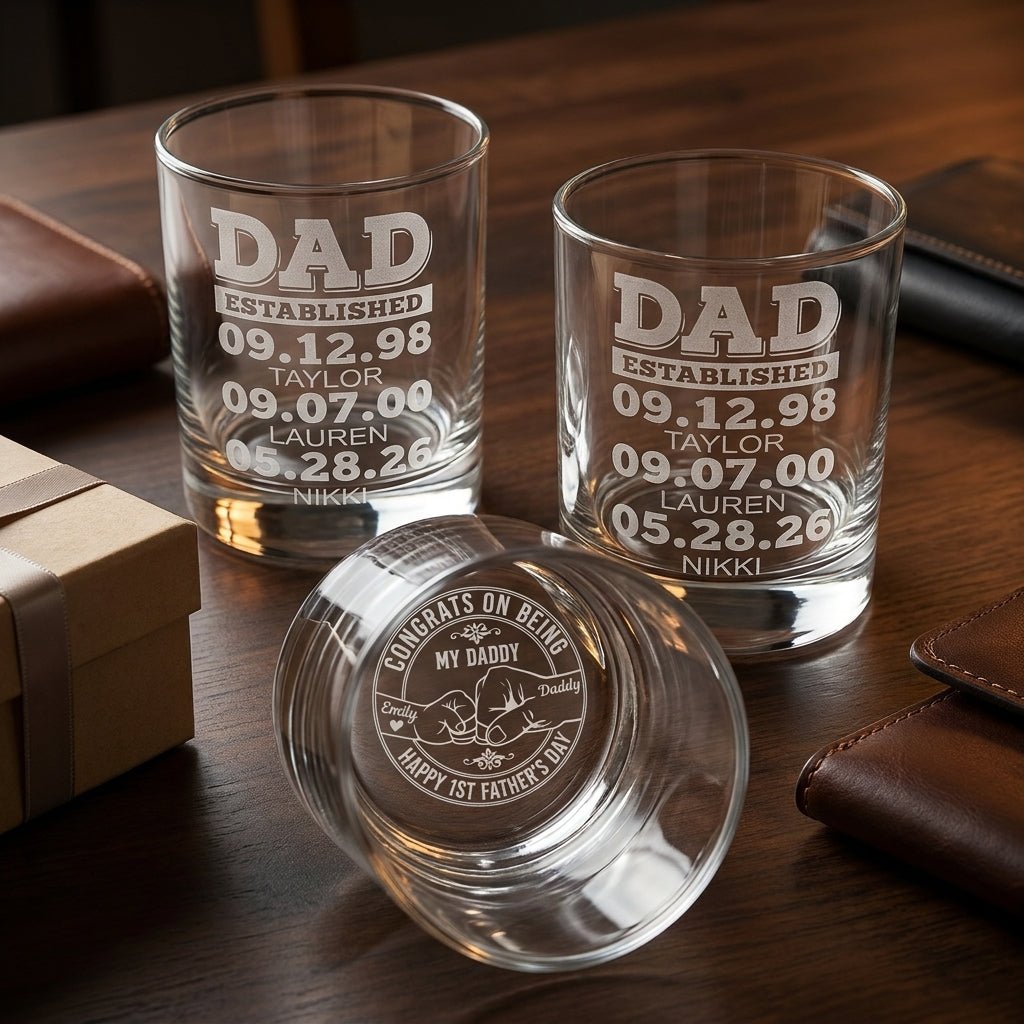 Father's Day Whiskey Glass Gifts - Sipengrave