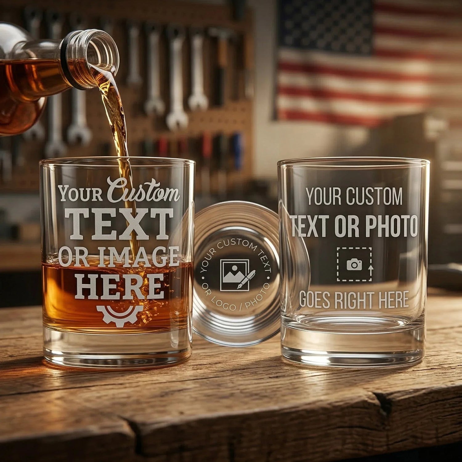 Personalized Engraved Whiskey Glass – Custom Whiskey Gifts for Men - SIPENGRAVE