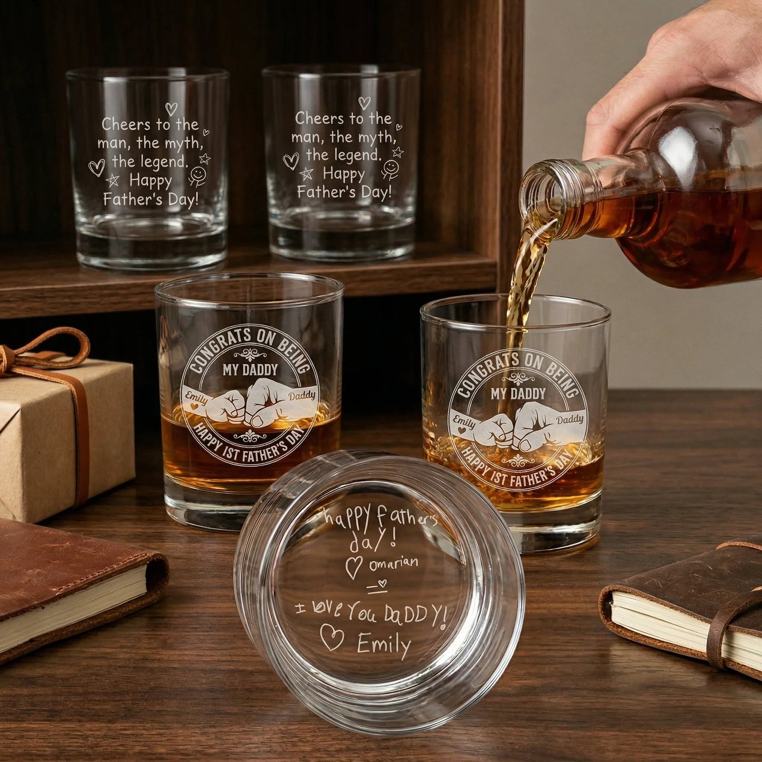 Whiskey Glass Gift for Dad - Sipengrave