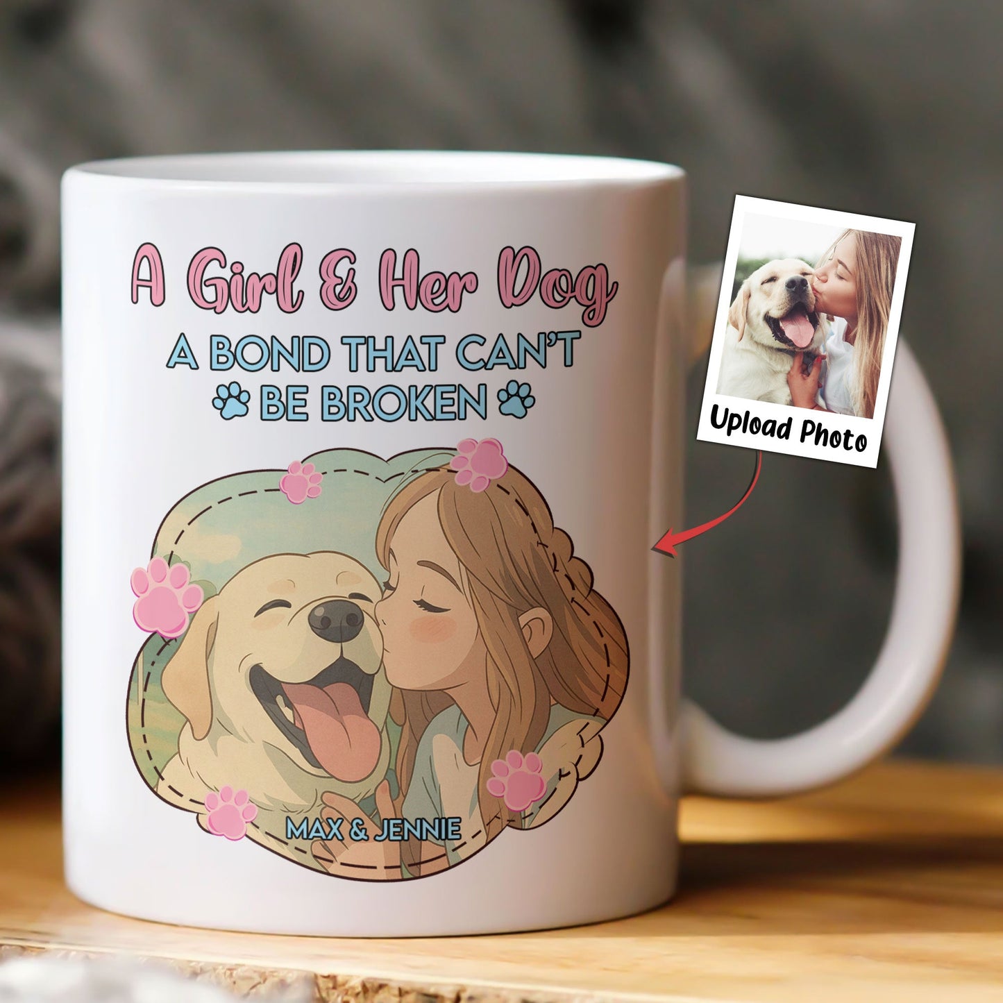 Custom Dog Photo Mug - The Perfect Gift for Dog Parents