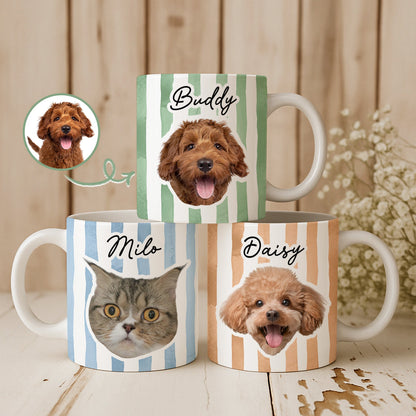 Custom Dog Photo Mug - Personalized with Your Dog's Photo