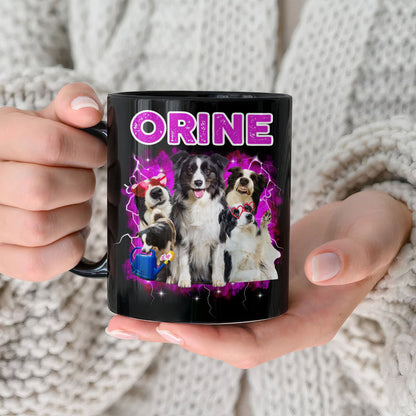Personalized Pet Photo Mug – Custom Dog & Cat Portrait Coffee Mug With Name