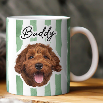 Custom Dog Photo Mug - Personalized with Your Dog's Photo