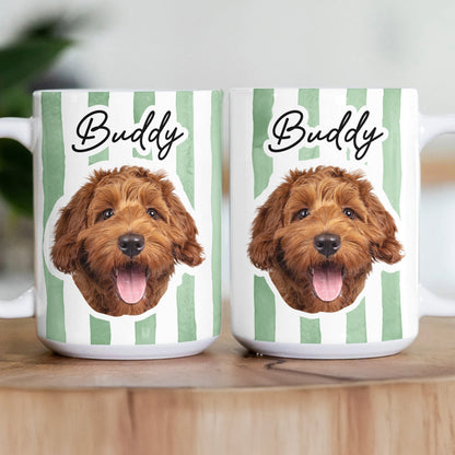 Custom Dog Photo Mug - Personalized with Your Dog's Photo