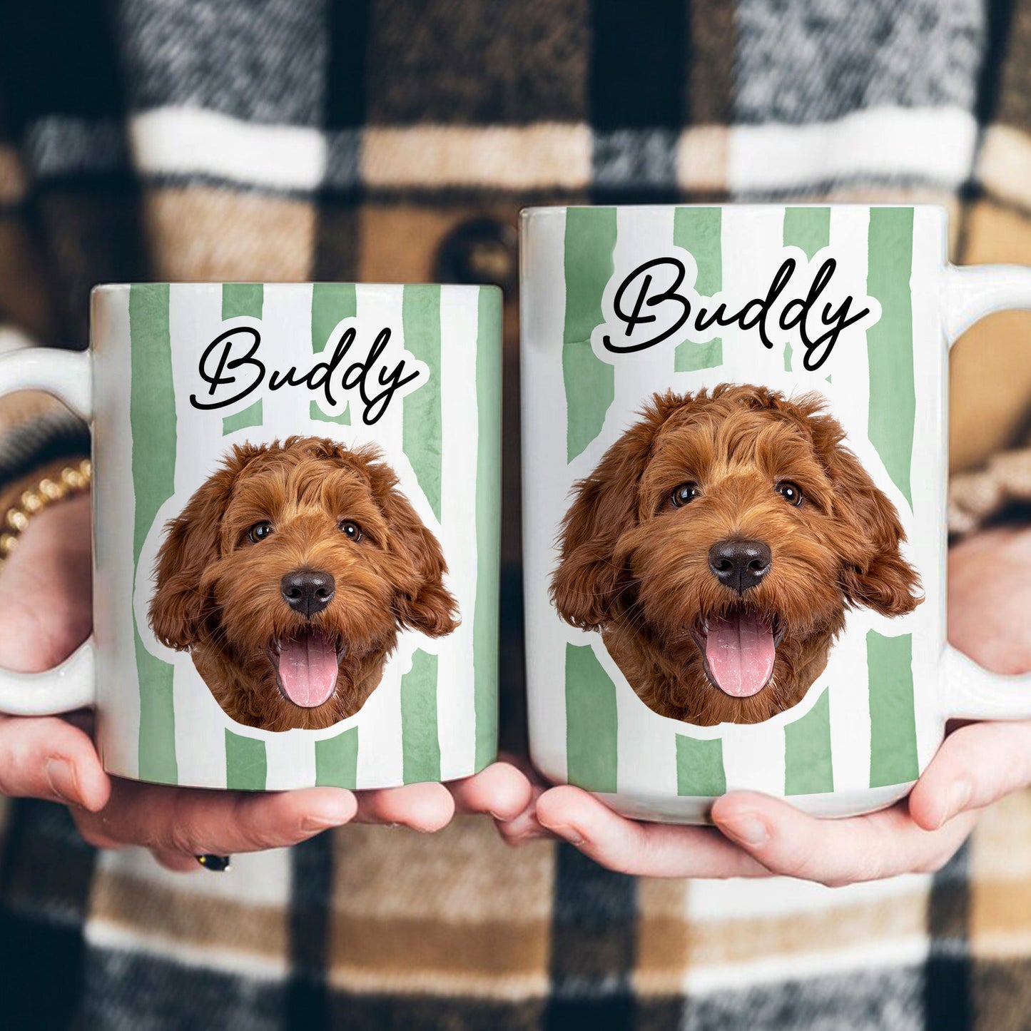 Custom Dog Photo Mug - Personalized with Your Dog's Photo