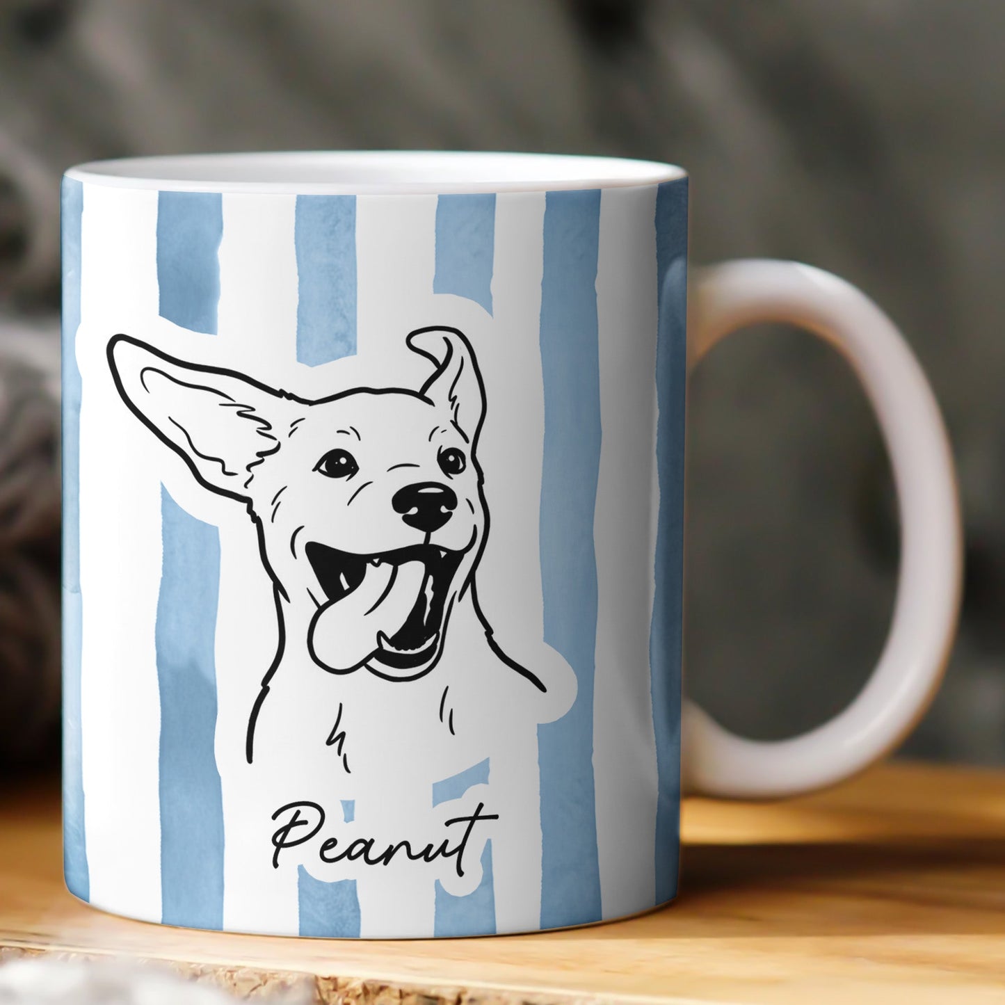 Custom Pet Photo Mug - Personalized Pet Portrait