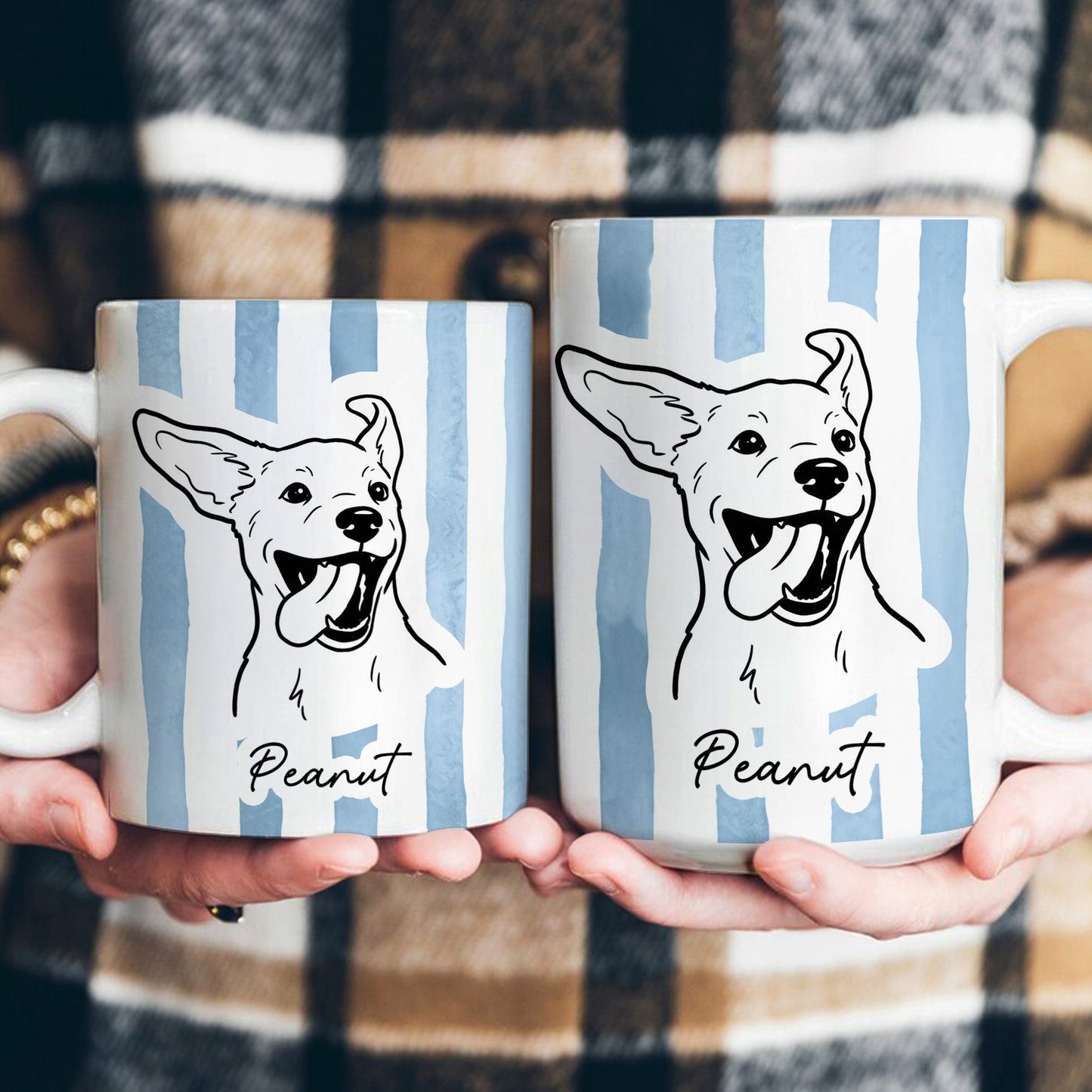 Custom Pet Photo Mug - Personalized Pet Portrait