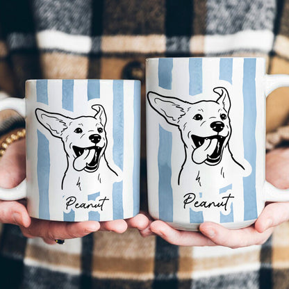 Custom Pet Photo Mug - Personalized Pet Portrait