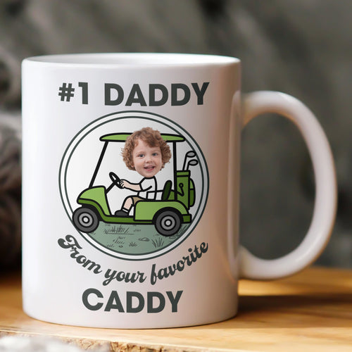 Personalized Golf Coffee Mug - Gift From Your Favorite Caddies For #1 Golf Dad