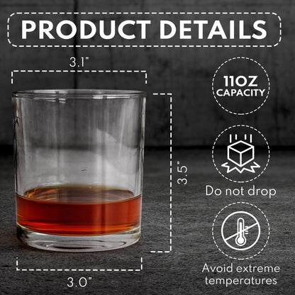 I Like My Whiskey Straight LGBTQ+ Support - Personalized Whiskey Glass