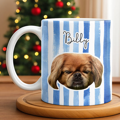 Personalized Dog or Cat Photo Mug - Custom Portrait of Your Pet