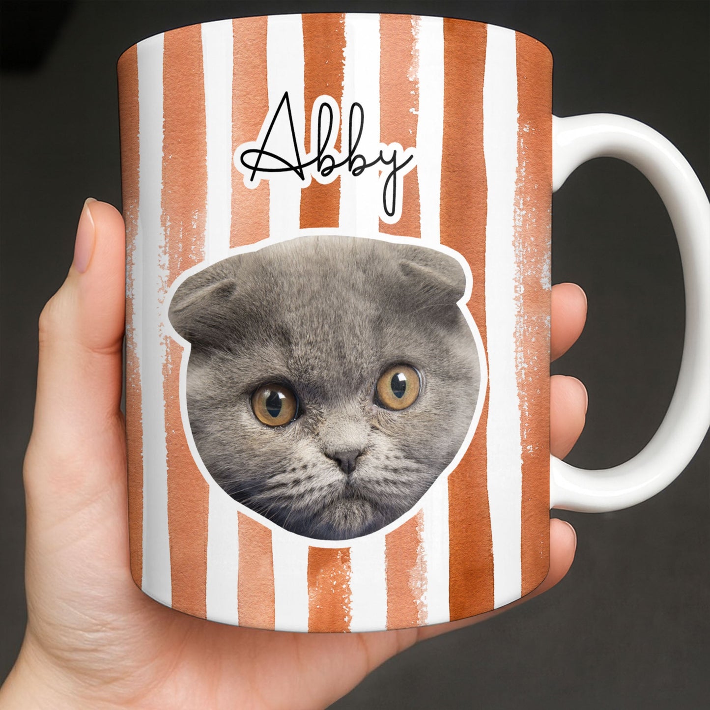 Personalized Dog or Cat Photo Mug - Custom Portrait of Your Pet
