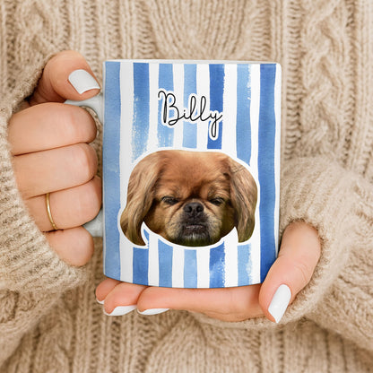 Personalized Dog or Cat Photo Mug - Custom Portrait of Your Pet