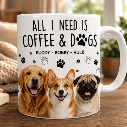 Personalized Dog Photo Mug 11oz