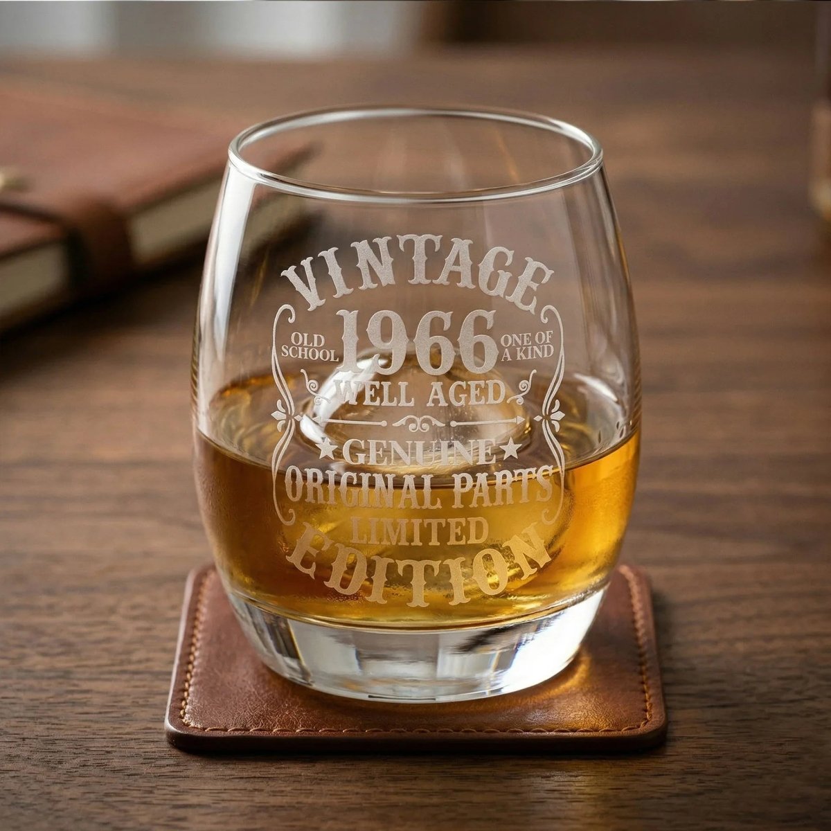 Engraved Whiskey Glass - 60th Birthday Gift for Men - Sipengrave - Sipengrave