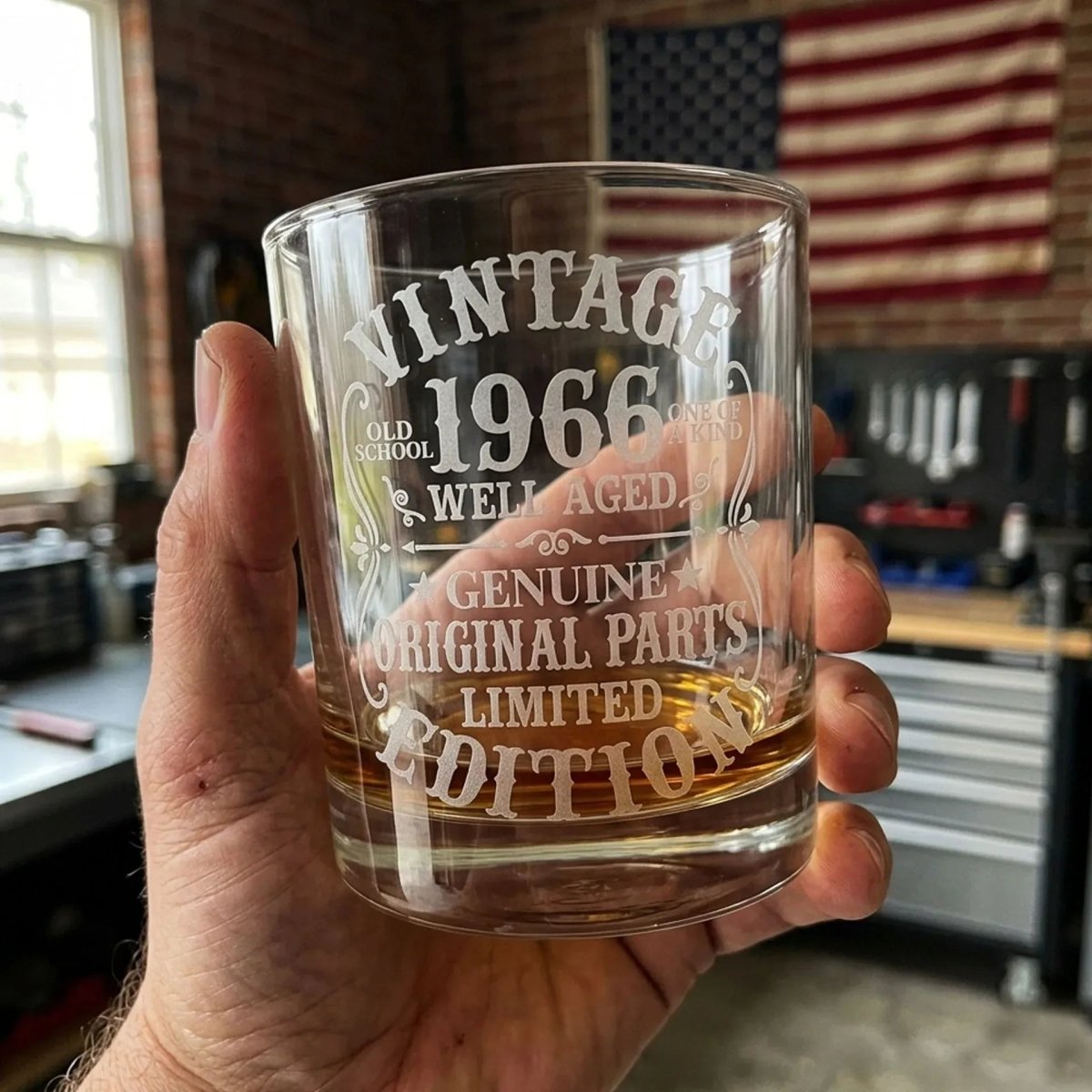 Engraved Whiskey Glass - 60th Birthday Gift for Men - Sipengrave - Sipengrave