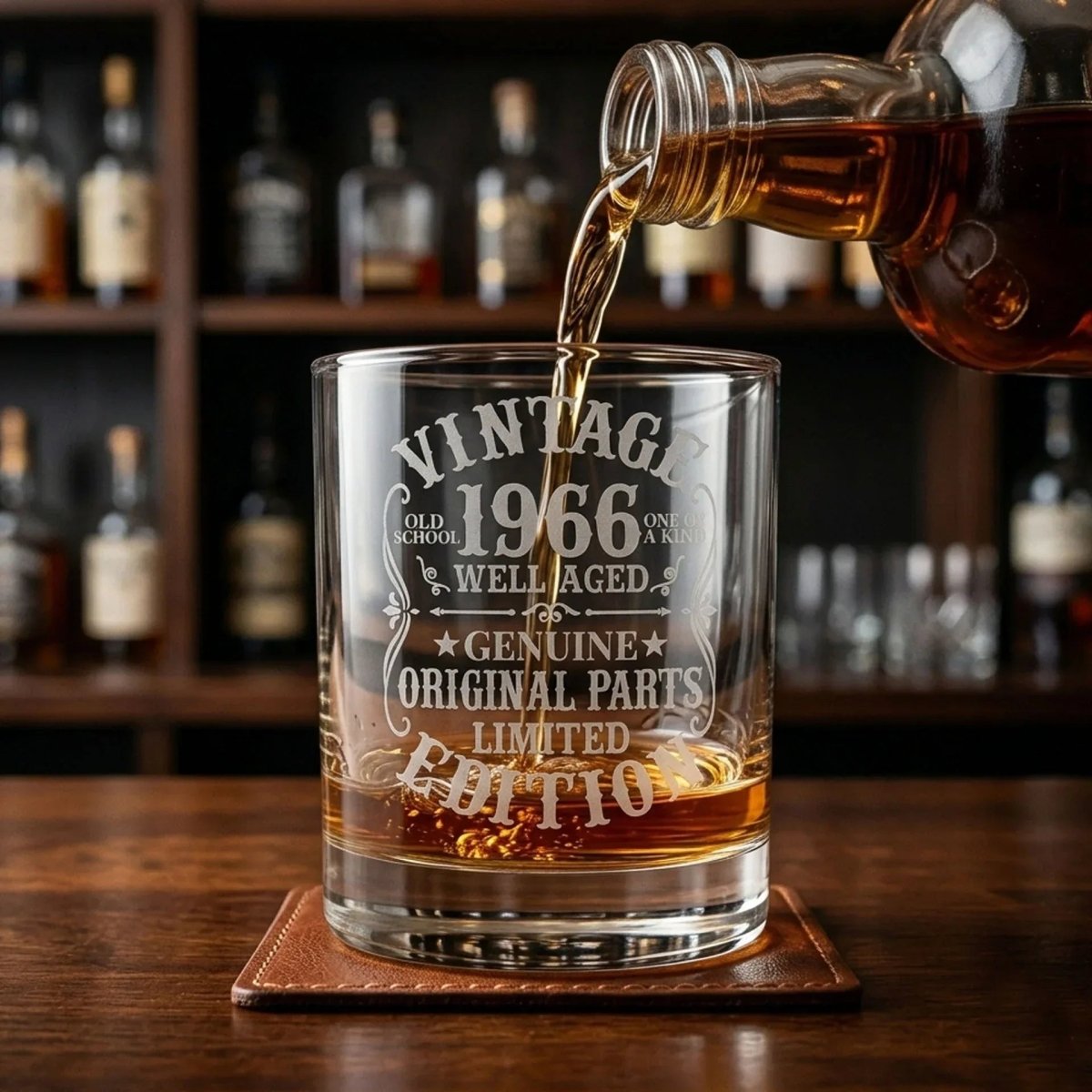 Engraved Whiskey Glass - 60th Birthday Gift for Men - Sipengrave - Sipengrave