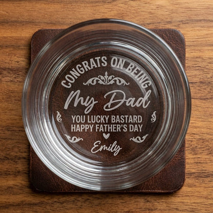 Engraved Whiskey Glass for Dad – Funny Father's Day Gift | SipEngrave - Sipengrave
