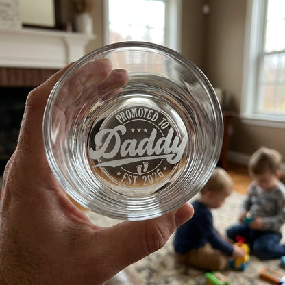 Engraved Whiskey Glass for Dad – New Dad Gift | SipEngrave - Sipengrave