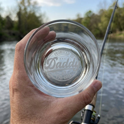 Engraved Whiskey Glass for Dad – New Dad Gift | SipEngrave - Sipengrave