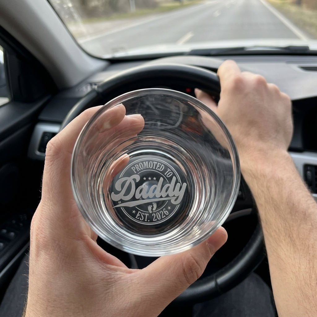 Engraved Whiskey Glass for Dad – New Dad Gift | SipEngrave - Sipengrave