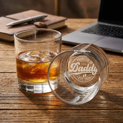 Engraved Whiskey Glass for Dad – New Dad Gift | SipEngrave - Sipengrave