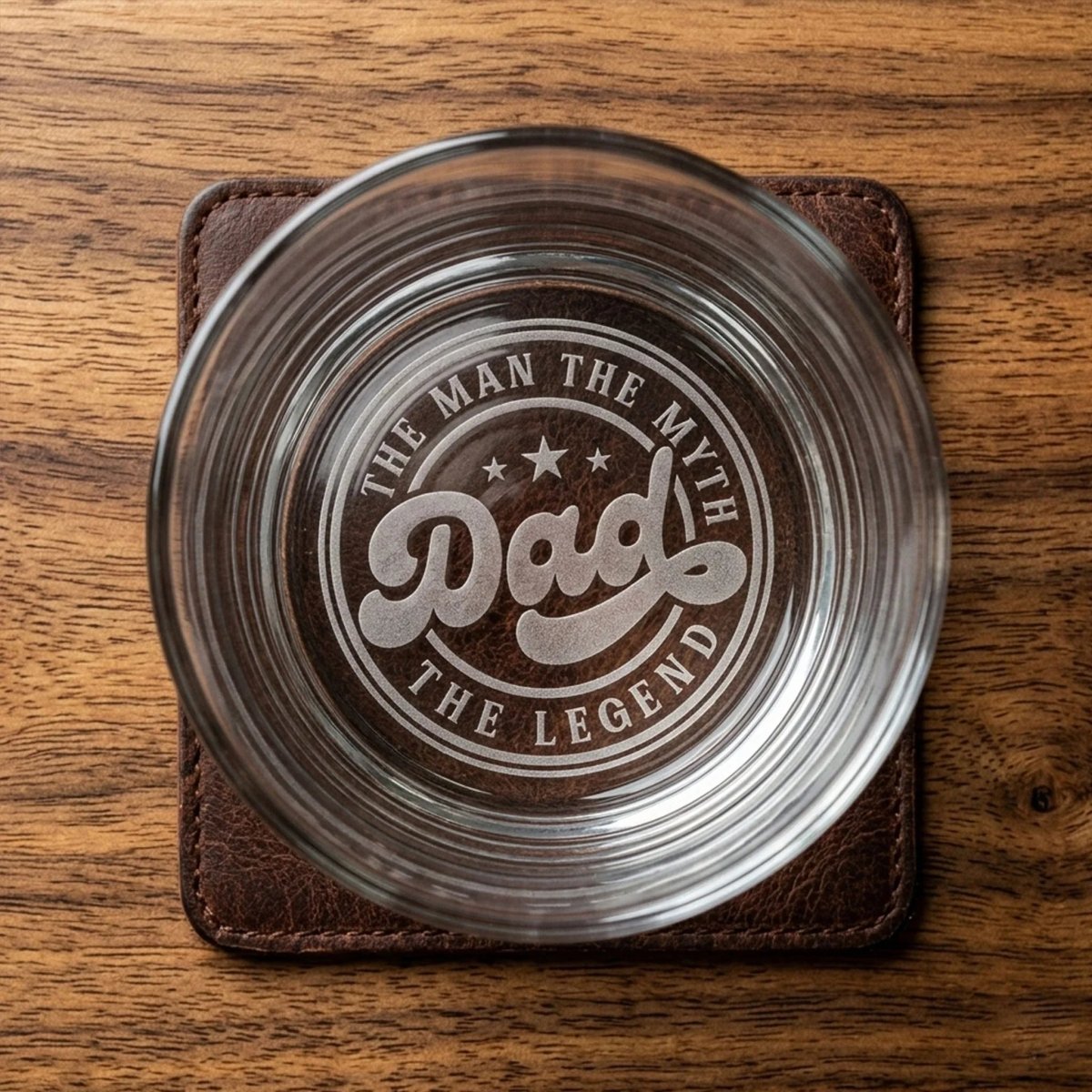 Engraved Whiskey Glass for Dad - The Legend Edition | SipEngrave - Sipengrave