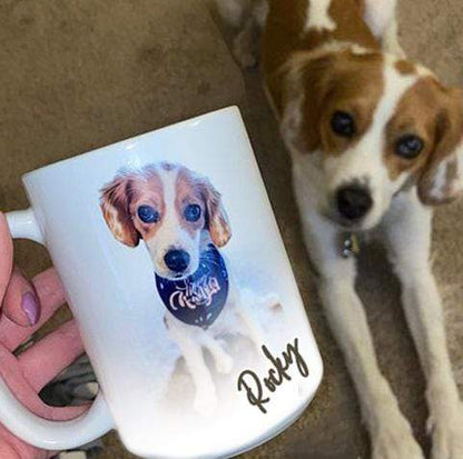 Custom Pet Photo Mug for Dog Lovers | Personalized Dog Photo Gift