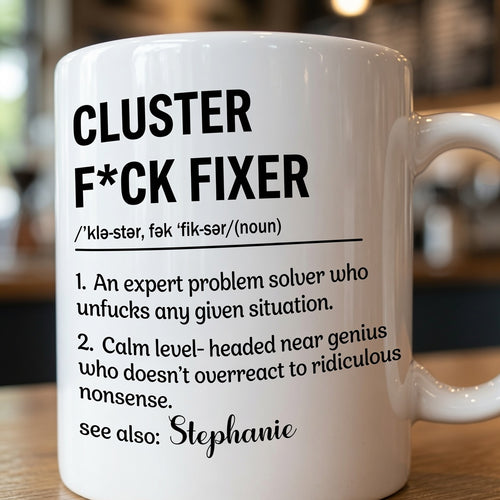 Personalized Funny Coworker Mug | Custom Problem Solver Gift
