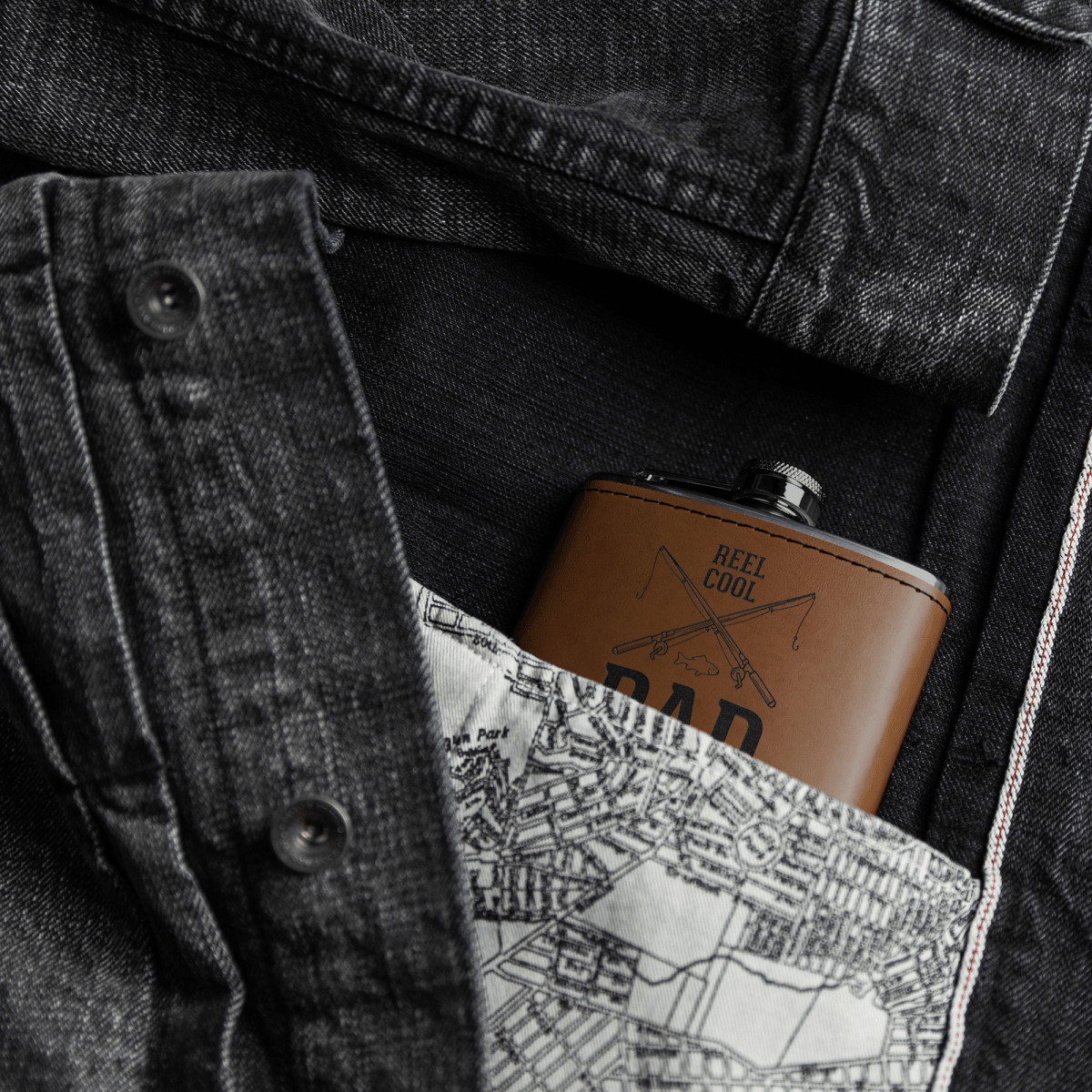 Personalized Fishing Flask for Dad – Reel Cool Gift | SipEngrave - Sipengrave