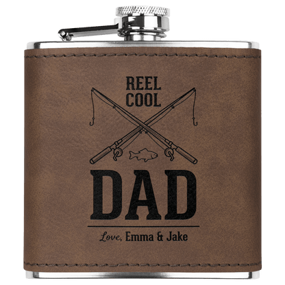 Personalized Fishing Flask for Dad – Reel Cool Gift | SipEngrave - Sipengrave