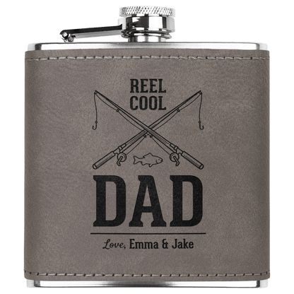 Personalized Fishing Flask for Dad – Reel Cool Gift | SipEngrave - Sipengrave