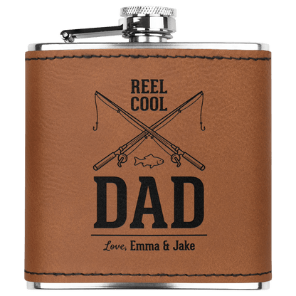 Personalized Fishing Flask for Dad – Reel Cool Gift | SipEngrave - Sipengrave